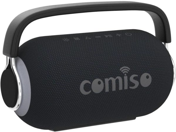 comiso Bluetooth Speaker Portable Waterproof Wireless Boombox LED Light Deep Bass Superior Audio Stereo Pair 40H Playback - Image 4