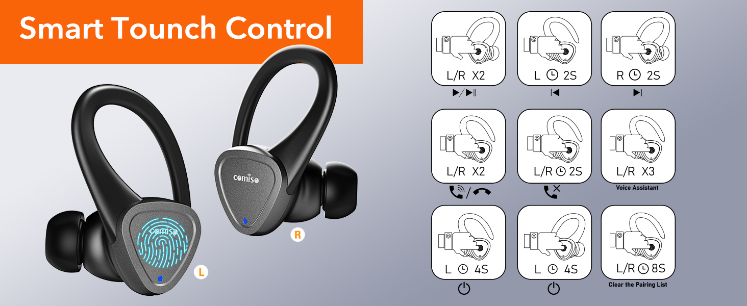 bluetooth earbuds with microphone
