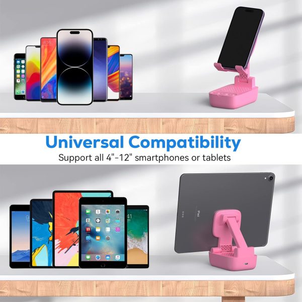 Gifts for Men Women,Birthday Gifts,Cell Phone Stand with Wireless Bluetooth Speaker, Punchy Bass & HD Stereo Sound Speaker for Home & Outdoors Compatible with iPhone/ipad/Samsung-Black - Image 10