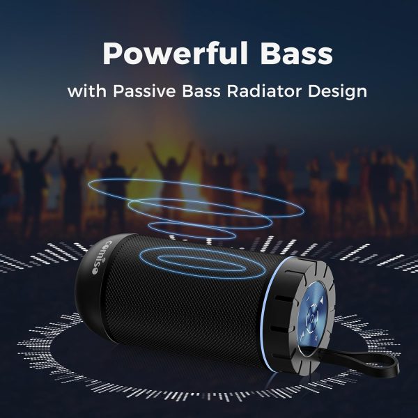 comiso Bluetooth Speaker, IP65 Waterproof Portable Speaker with 360° HD Stereo Sound, Punchy Bass, TWS Pairing, 24H Playtime, Wireless Speakers for Home/Outdoor/Camping/Beach, Gifts for Unisex - Image 7