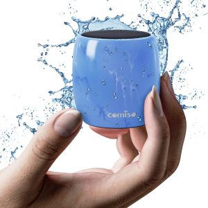 comiso Small Bluetooth Speaker, IPX7 Waterproof Speaker with Robust Bass and Stereo Sound, Wireless Speakers with Hands-Free Call, Portable Speakers for Hiking, Car or Trip, Ideal Gift for Men, Women