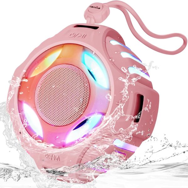 comiso Waterproof Speaker with Robust Bass, Shower Speaker with Dynamic Light, TWS Mode, Loud HD Sound, IP67 Waterproof, 2000mAh, Portable Wireless Speakers for Home, Outdoor/Kayak, Gift for Unisex. - Image 22